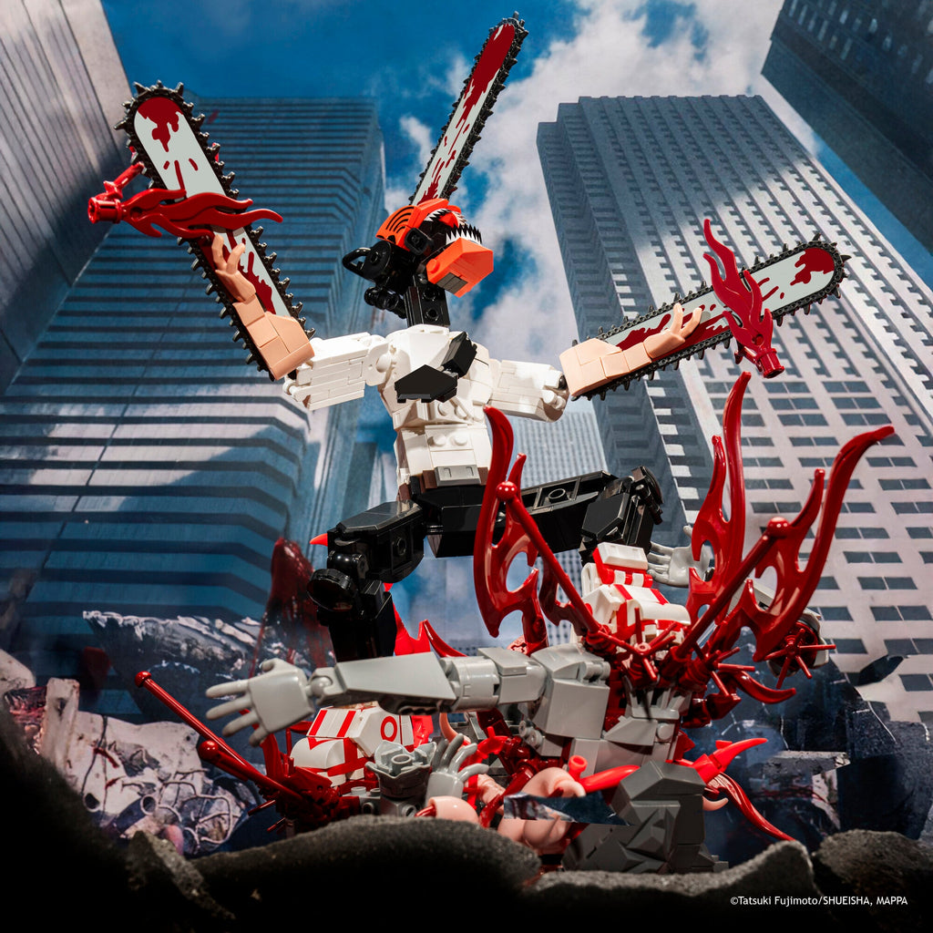 Deluxe Chainsaw Man Building Set
