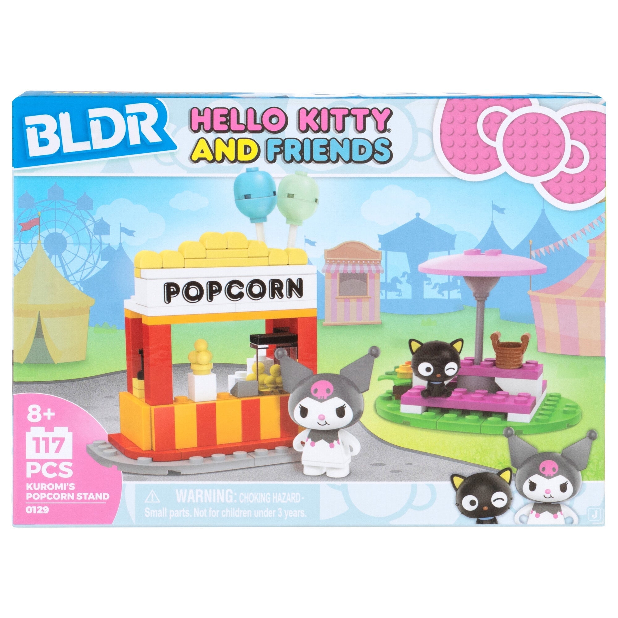 Hello Kitty and Friends Kuromi’s Popcorn Stand Building Set
