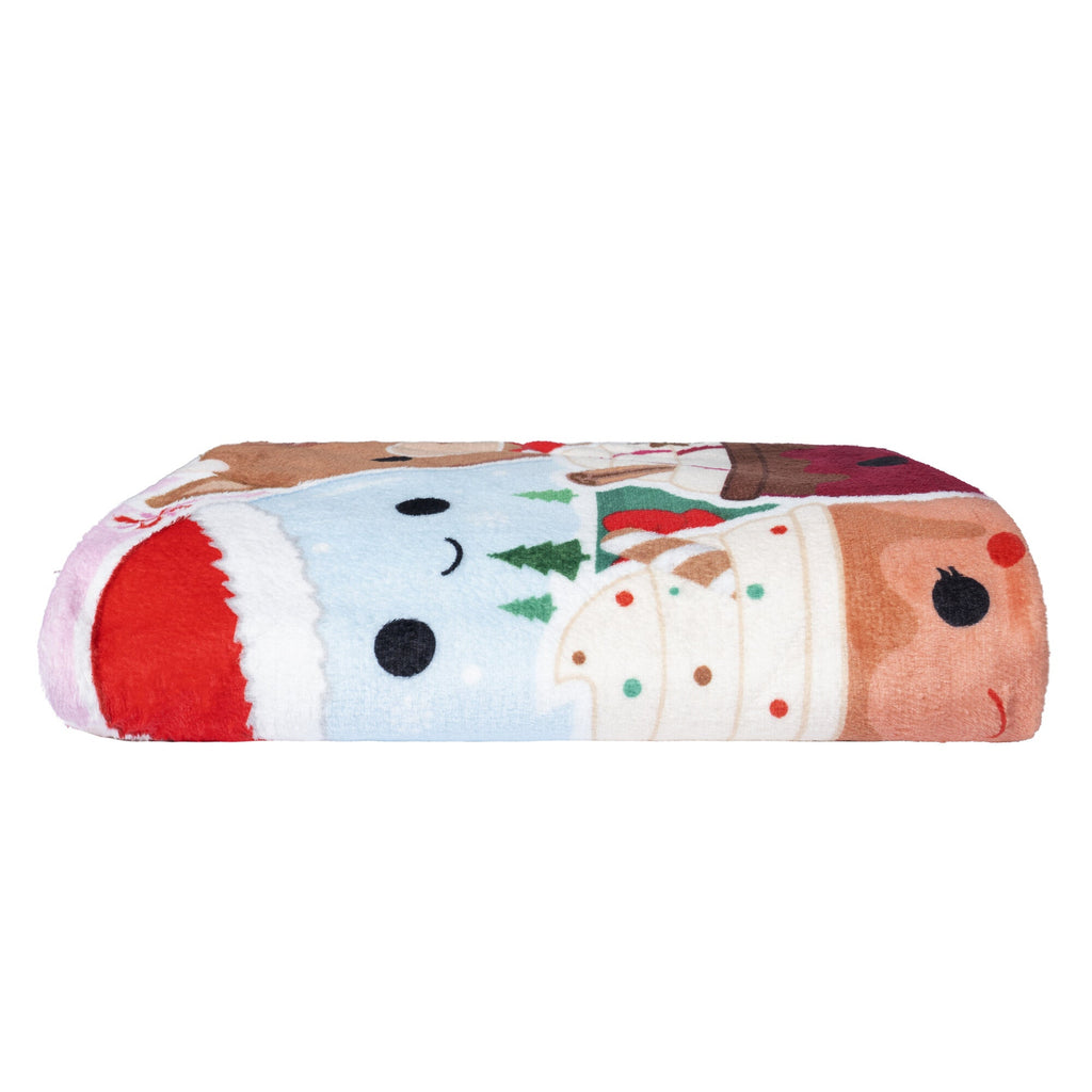 Squishmallows Holiday Throw Blanket