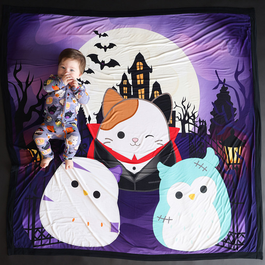 Squishmallows Halloween & Spooky Cam Luxe Patoo® Blanket