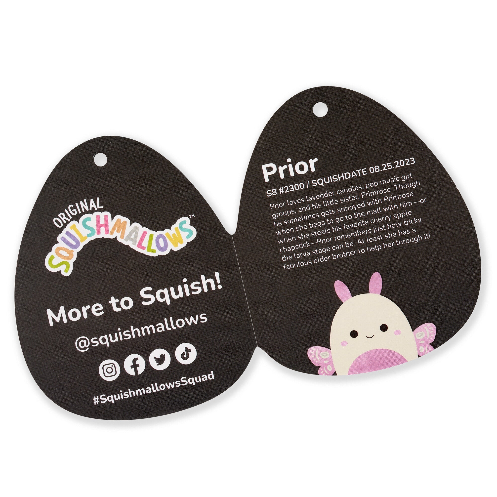 Select Series: 5" Primrose Silkworm & 8" Prior Silk Moth 2-Pack