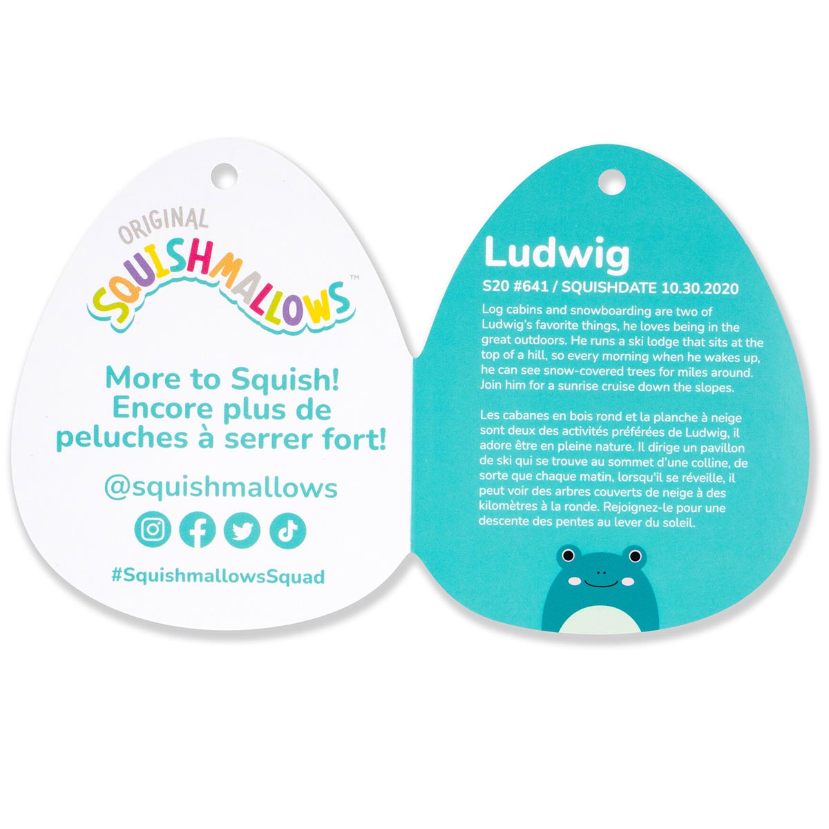 12-Inch Ludwig the Teal Frog with Mint Green Belly