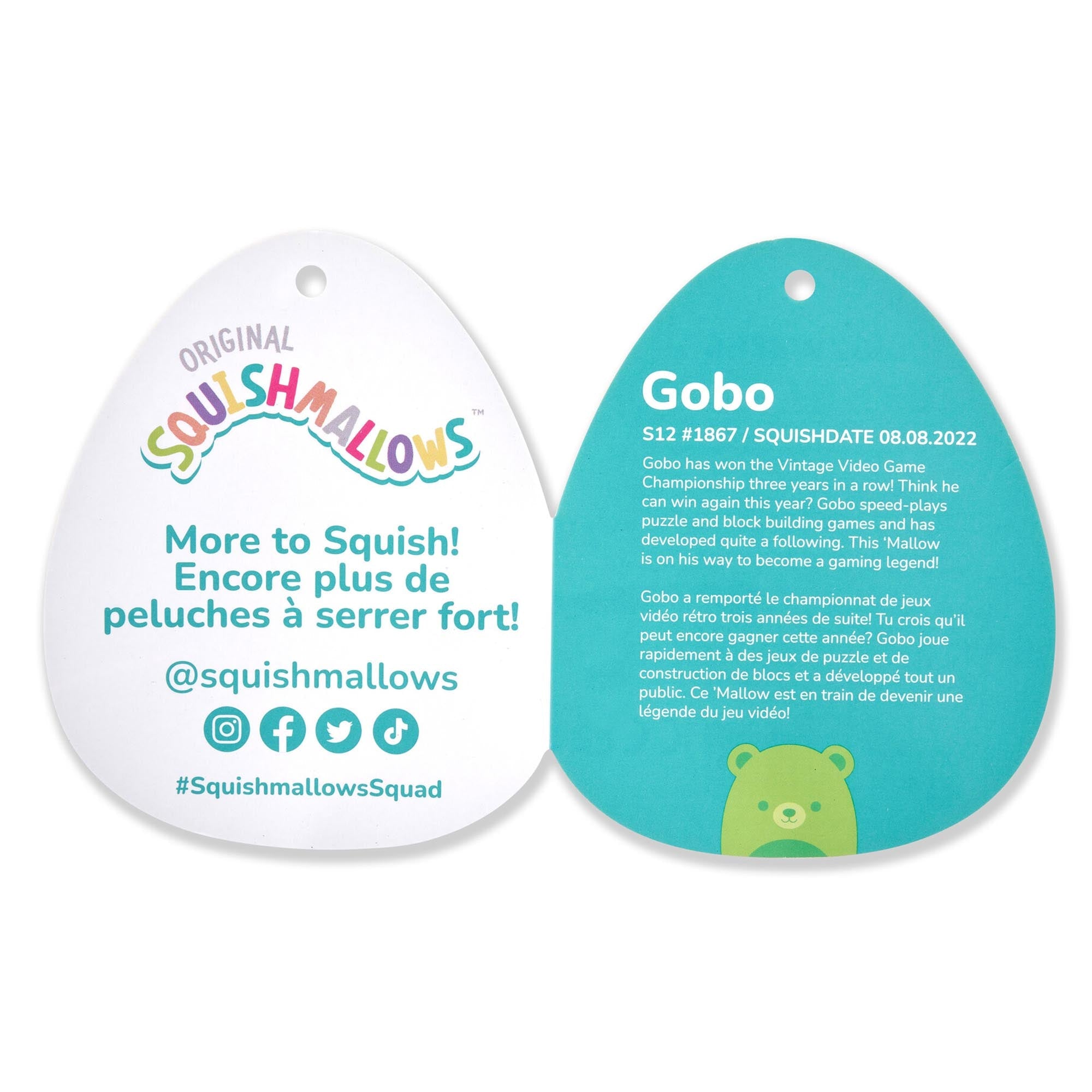 12-Inch Gobo the Neon Green Bear