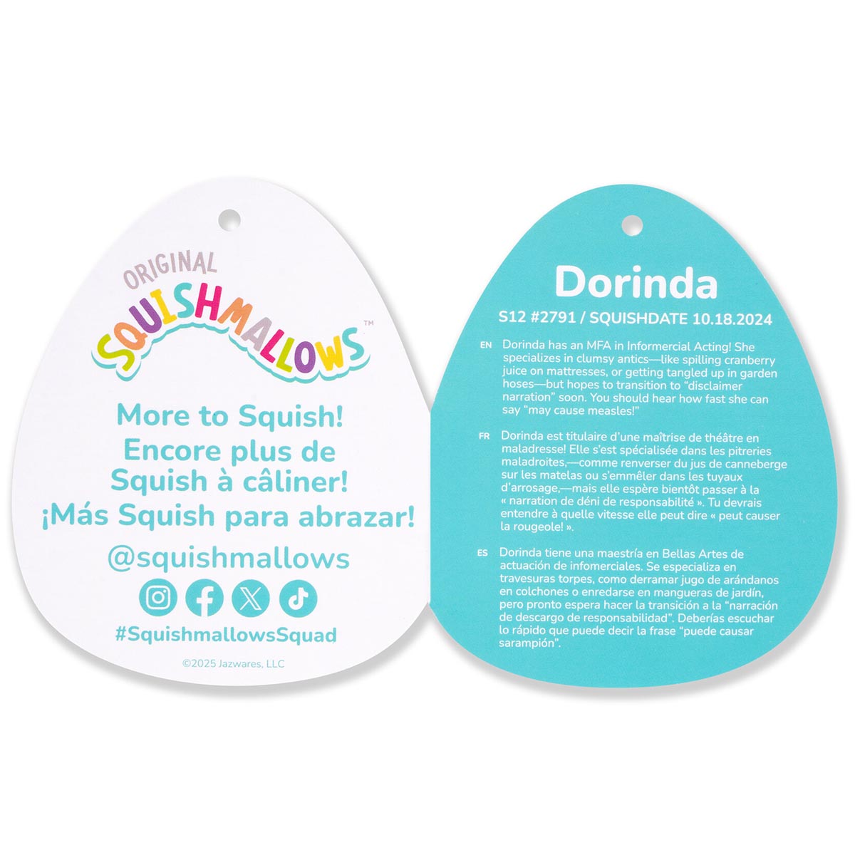 12-Inch Dorinda the Lavender Pangolin