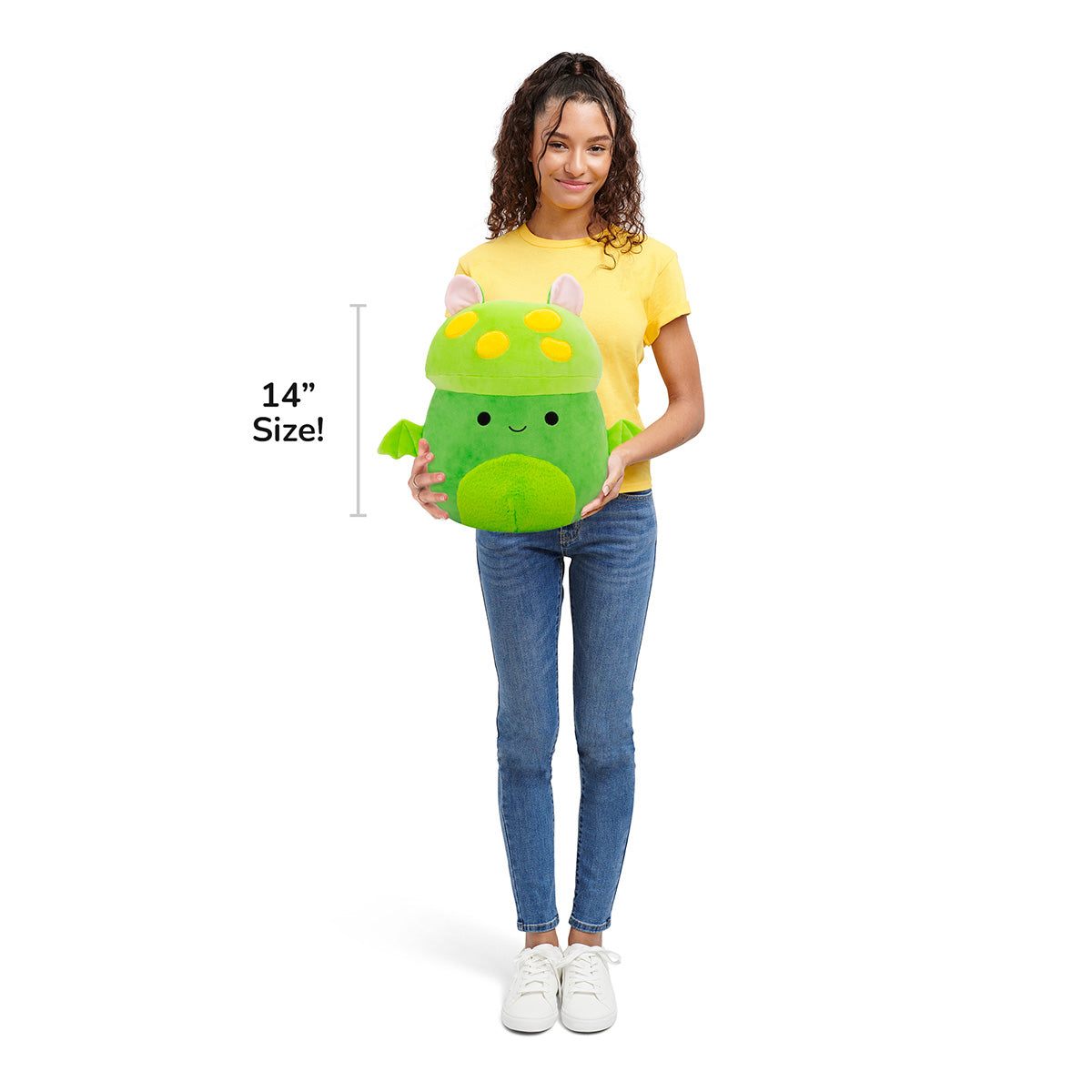 14-Inch Earling the Neon Green Mushroom Bat