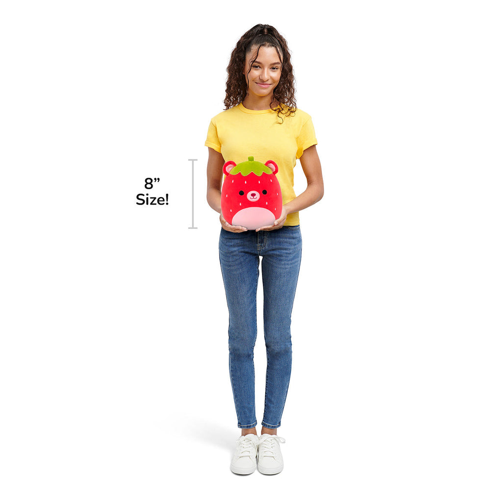8-Inch Romeo the Red Strawberry Bear